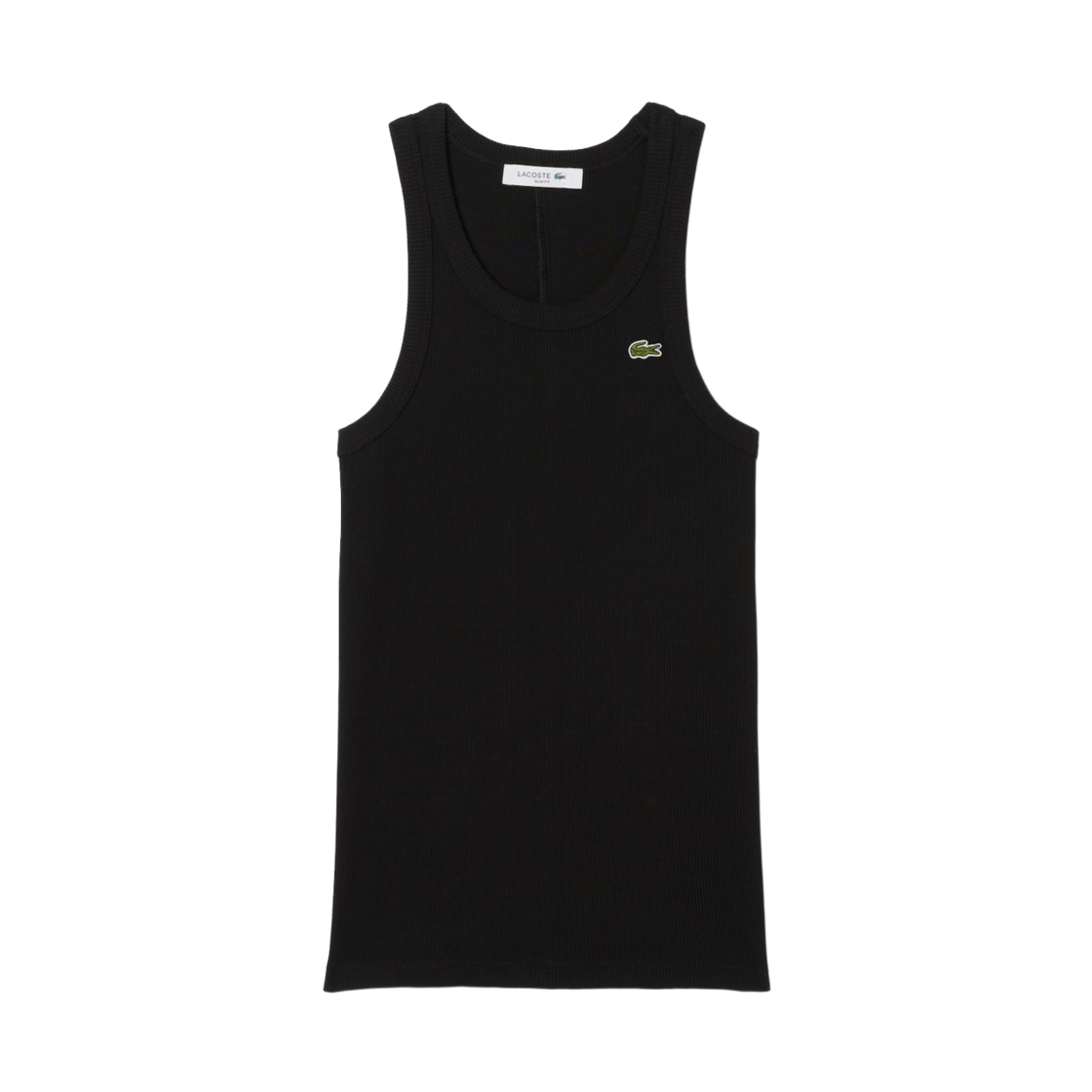 TF5388-51-031 (W) Lacoste Slim Fit Cotton Tank Top Black
