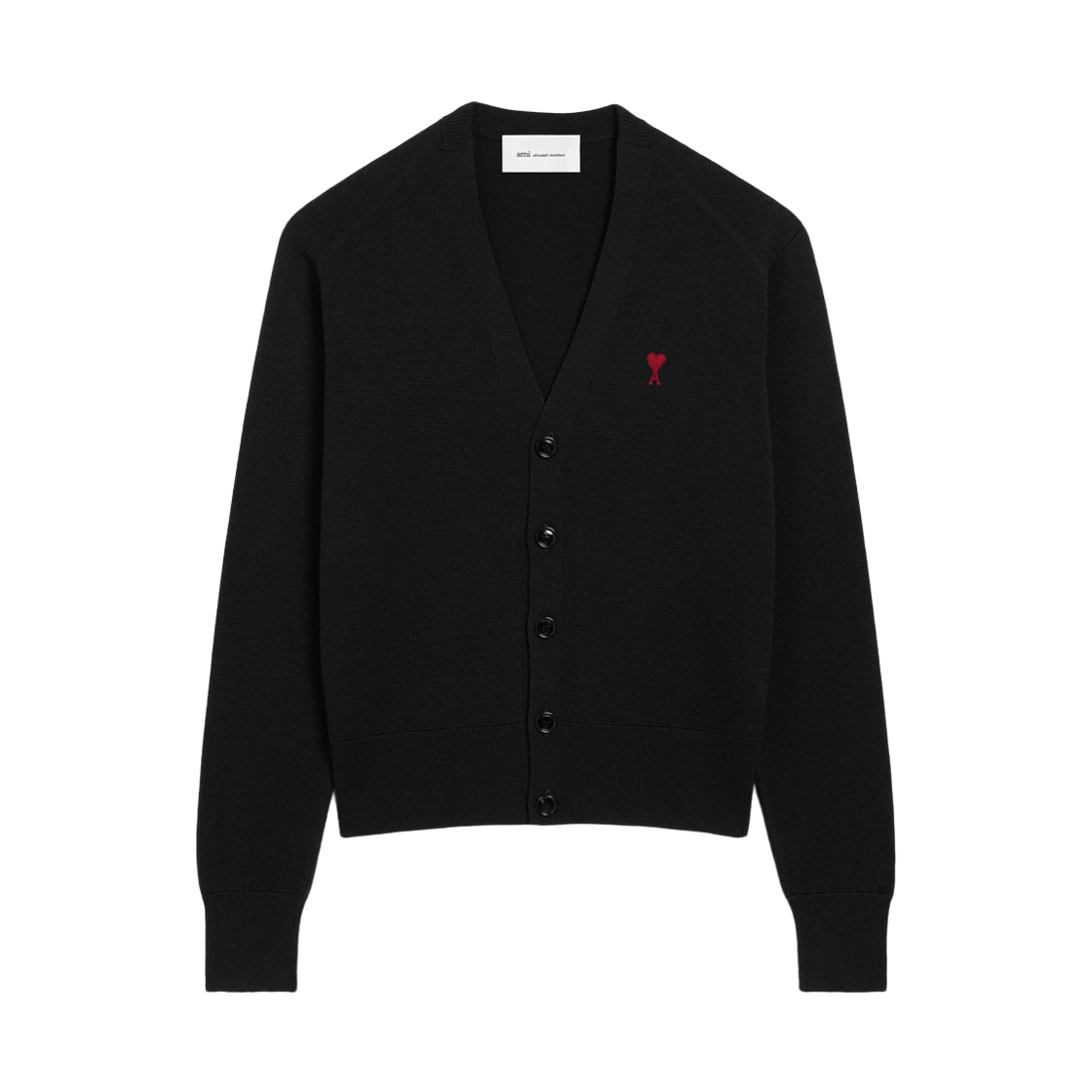 HKC361 001 009 [25% 쿠폰] AMI de Coeur Wool Cardigan Black
