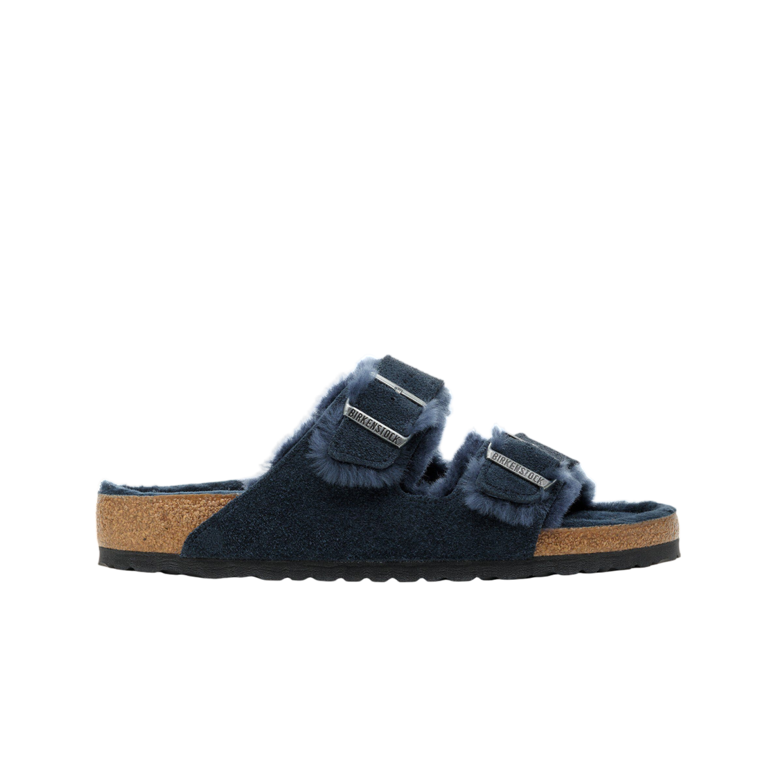 1030685 Birkenstock Arizona Shearling New Navy - Narrow