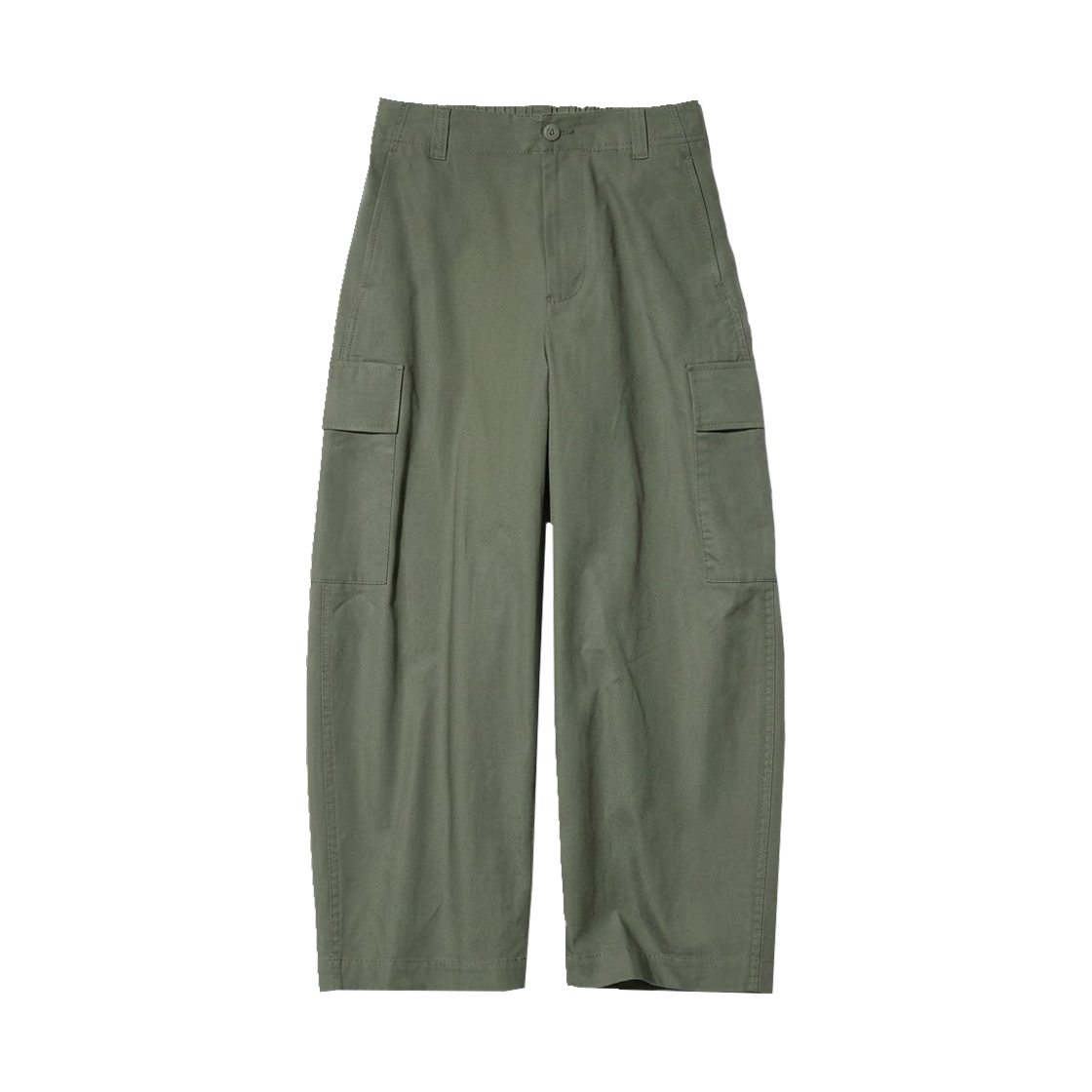 487393-56 (W) Uniqlo Barrel Cargo Pants Olive