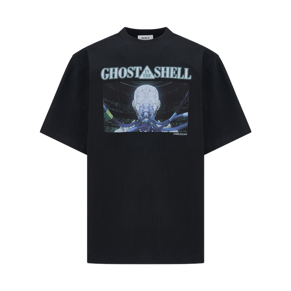 노이스 x 공각기동대 1995 사이보그 티셔츠 블랙(Noice x Ghost In The Shell 1995 Cyborg T-Shirt Black)