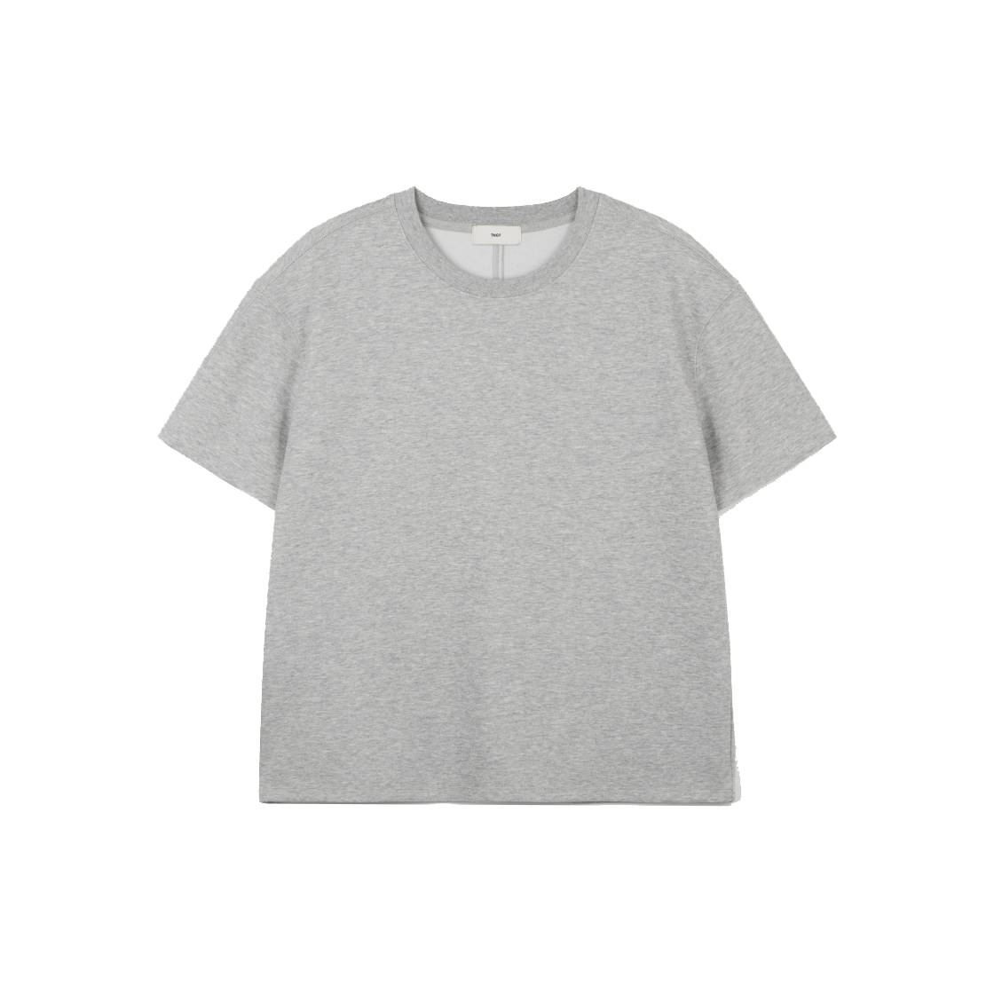 티엔지티 에센셜 크롭 티셔츠 멜란지그레이(TNGT Essential Cropped Tee Melange Grey)