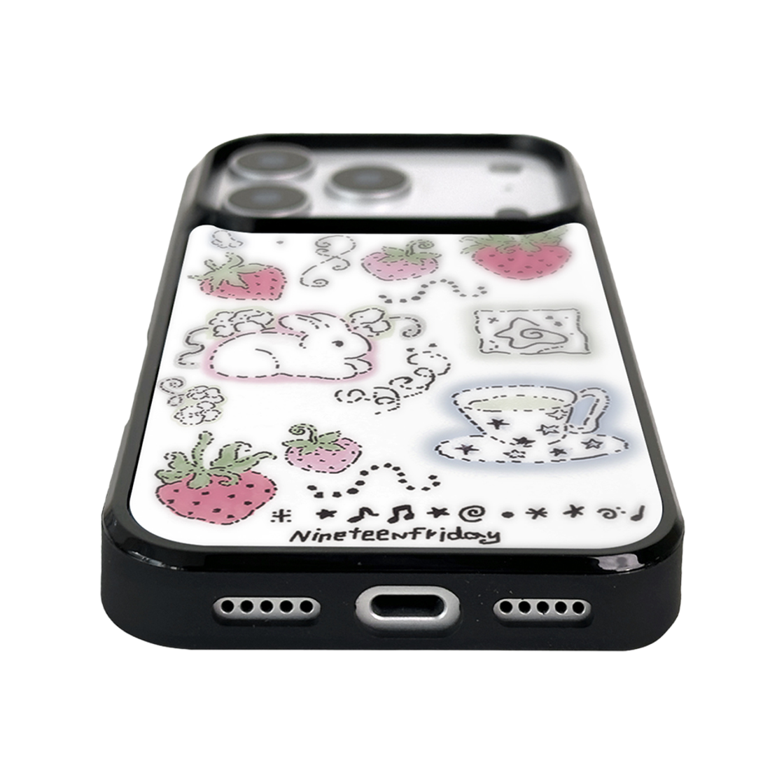 나인틴프라이데이 코지베리룸 맥세이프 에폭시 케이스(NINETEENFRIDAY Cozy berry room Magsafe Epoxy Case) - 4