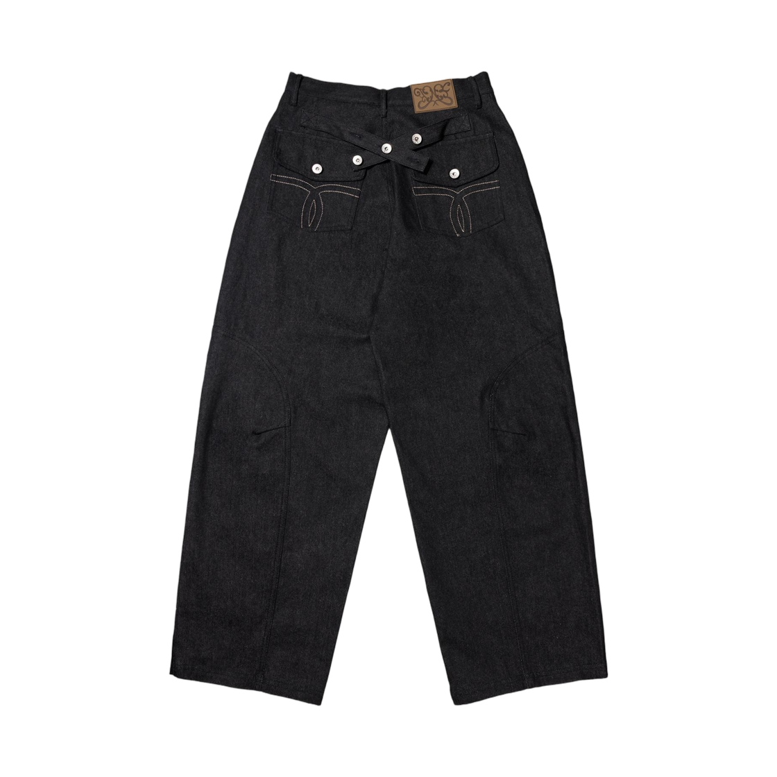 (W) 팬시 클럽 마이 리밋 데님 팬츠 인디고((W) Fancy Club My Limit Denim Pants Indigo) - 2
