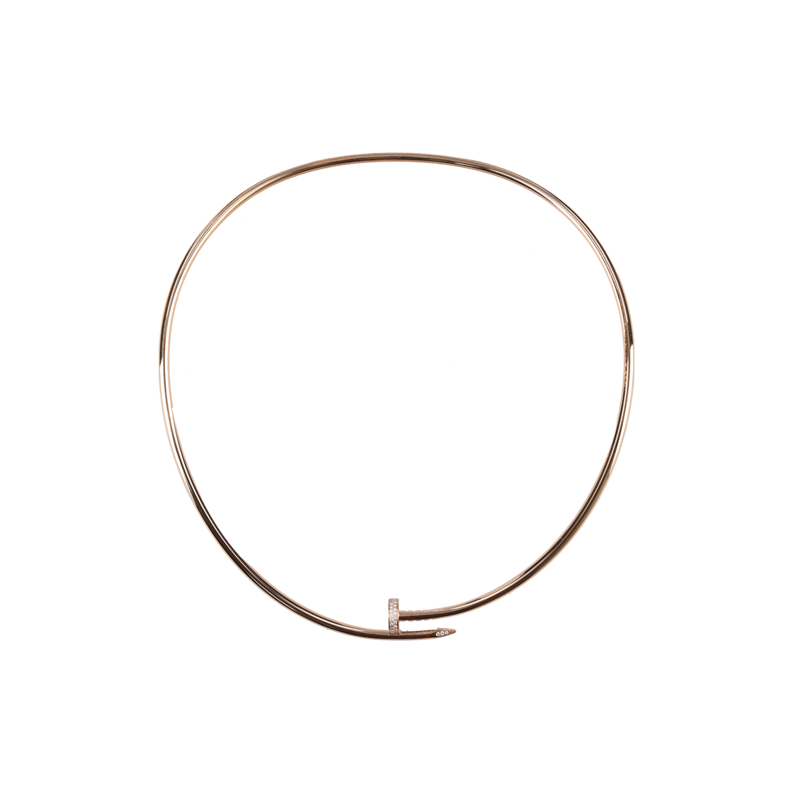 ITVRGR9GSSJJ Cartier Juste un Clou Necklace 18K Pink Gold Diamonds