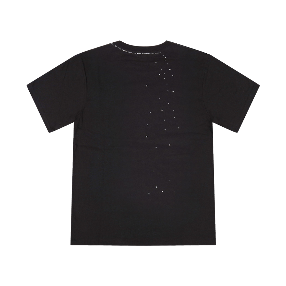 닷지툴 백 타이포 티셔츠 블랙(dadgetool Back Typo T-Shirt Black) - 1