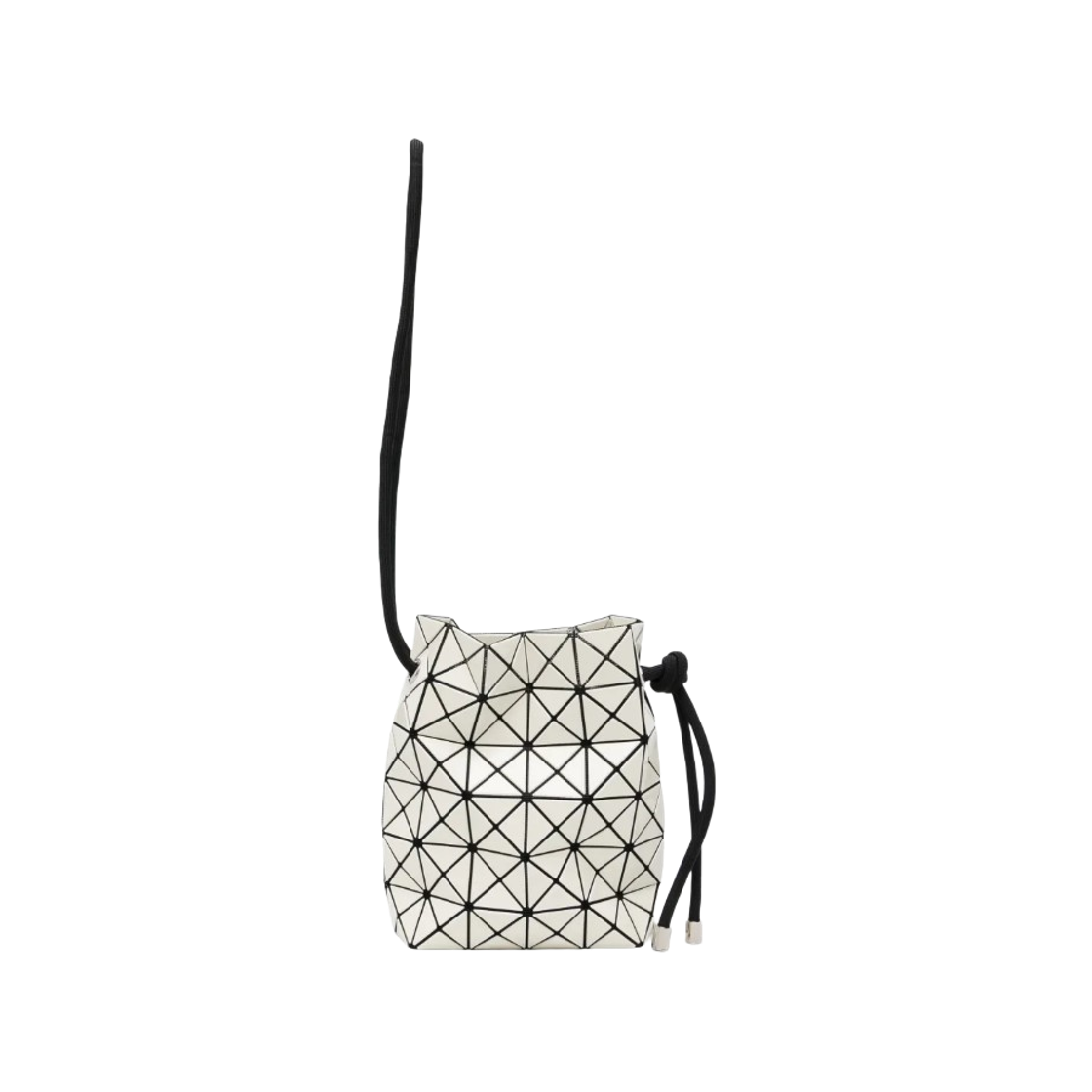 AG561-02 Bao Bao Issey Miyake Wring Gloss Crossbody Bag Ivory