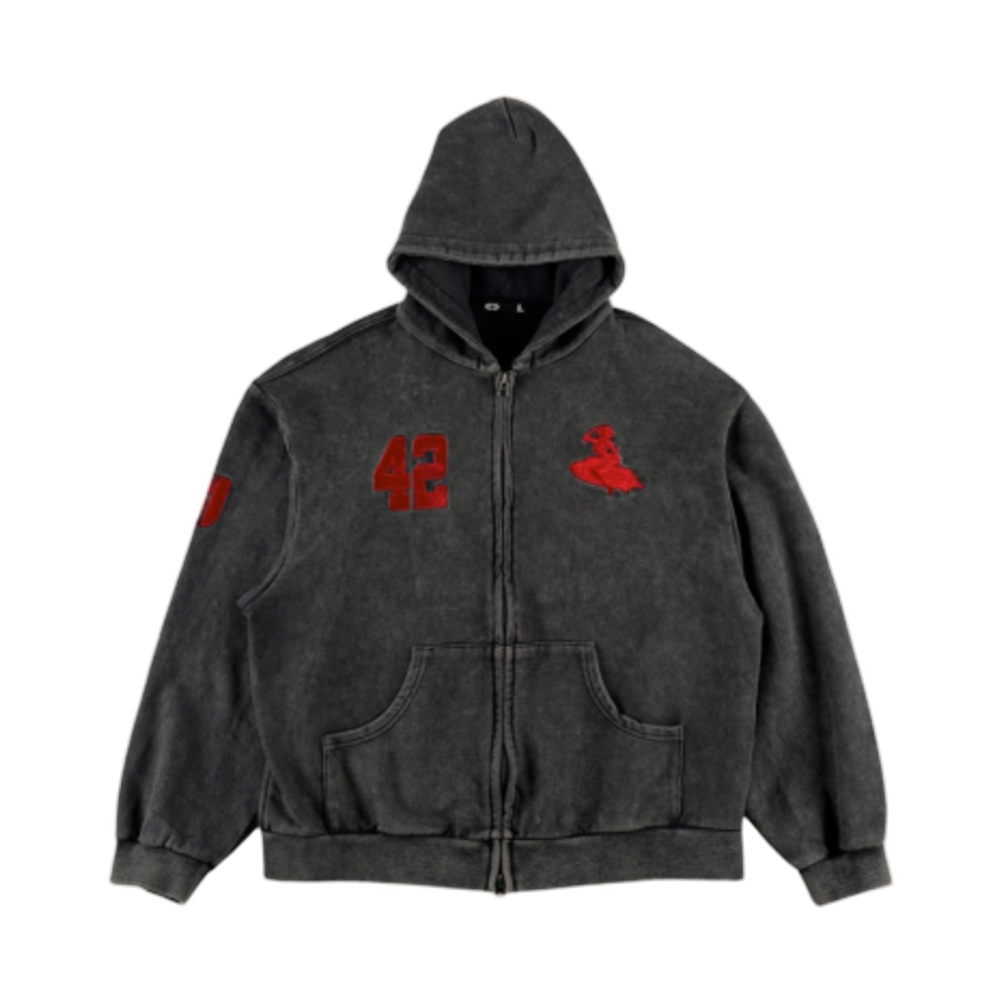 (W) 이알티알 코스믹 후드 집업 네이비((W) ERTR Cosmic Hoodie Zip Up Navy) - 1