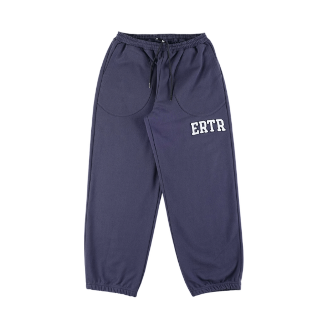 (W) 이알티알 떰즈 업 부클 조거 팬츠 네이비((W) ERTR Thumbs Up Boucle Jogger Pants Navy)