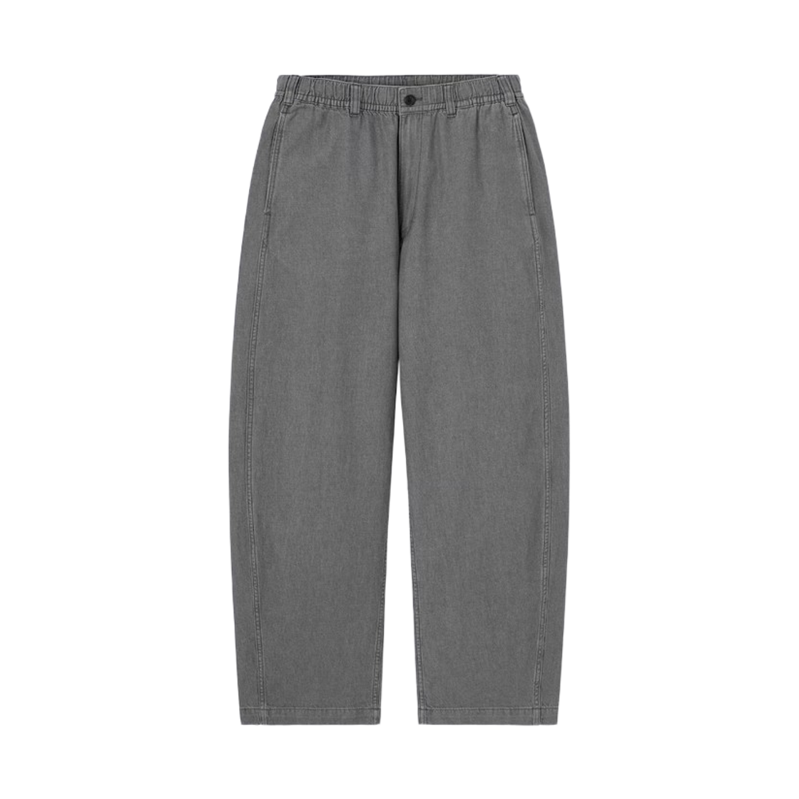 360153-06 GU Light Denim Barrel Relaxed Pants +EC Tall Gray