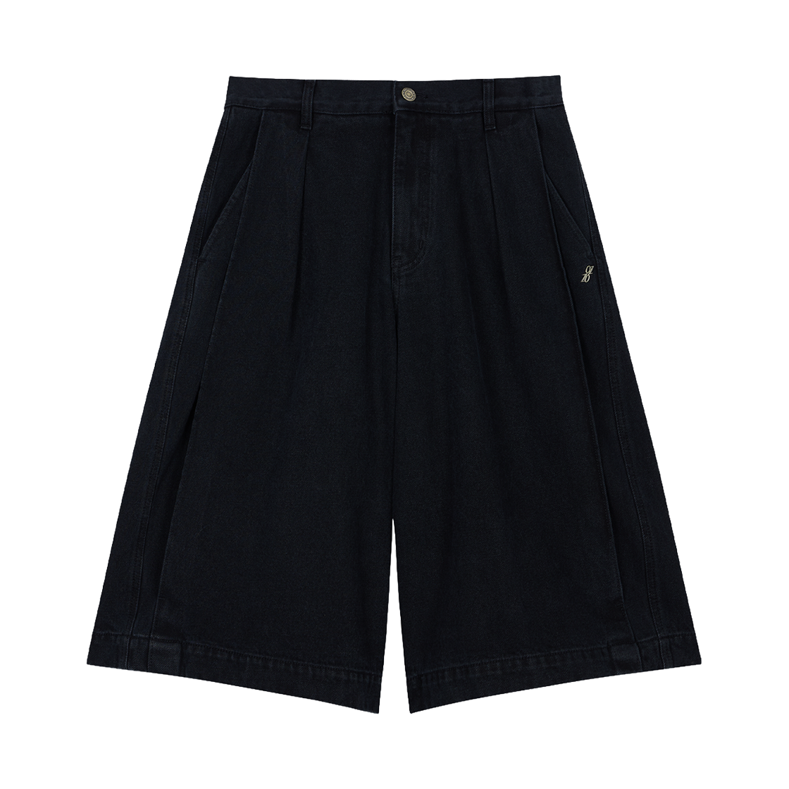 지오송지오 컬렉션 버뮤다 데님 쇼츠 블랙 BI3PT324BK(ZIOSONGZIO COLLECTION Bermuda Denim Shorts Black)