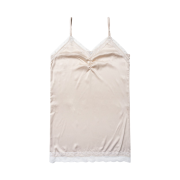 (W) Fancy Club Lace Slip Dress Pink Beige