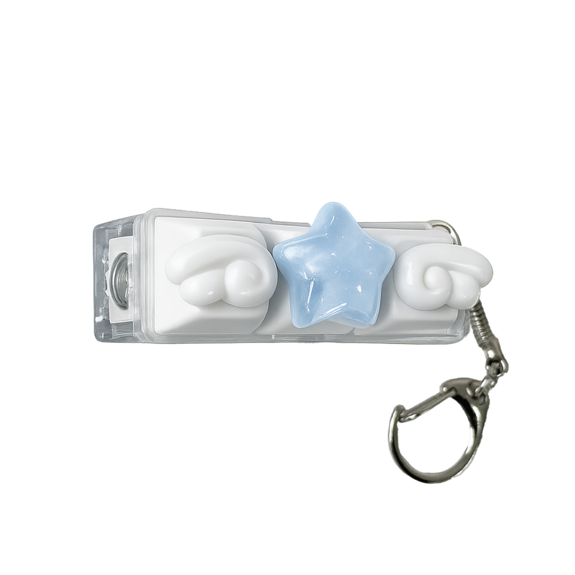 나인틴프라이데이 엔젤스타 키캡 키링 - 블루 (3구)(NINETEENFRIDAY Angel Star Keycap Keyring - BLUE (3 Button)) - 3
