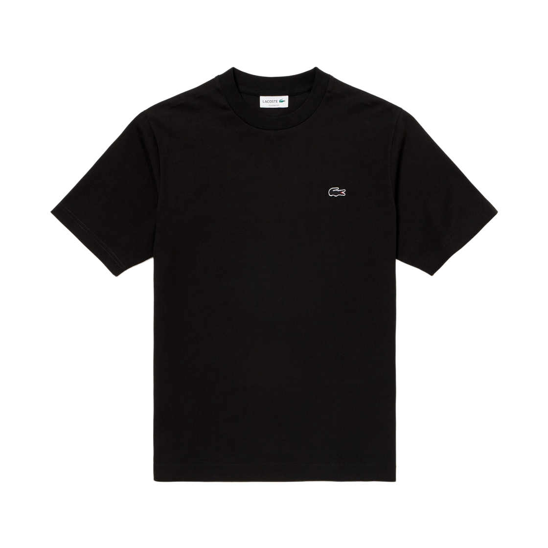 라코스테 아웃라인 클락 크루넥 티셔츠 블랙(Lacoste Outline Clock Crewneck T-Shirt Black) - 1