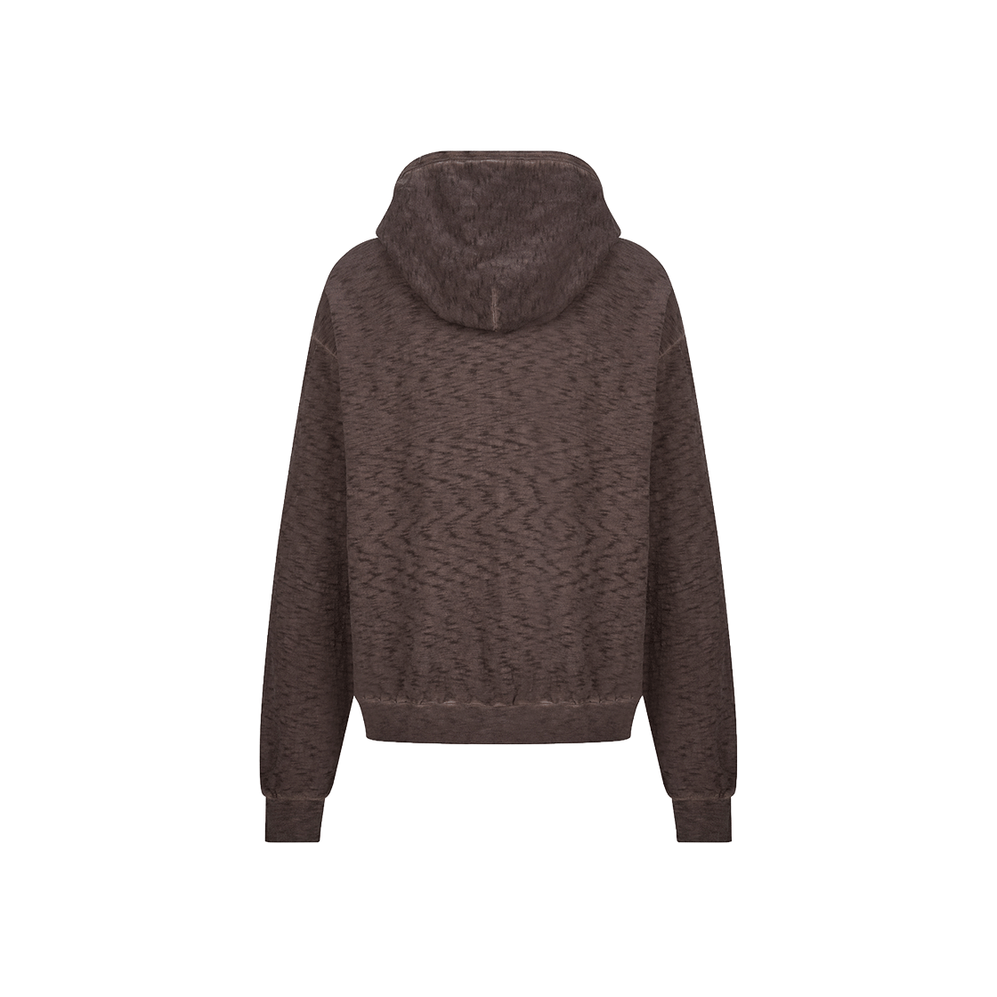 엔드릭스 서페이스 슬럽 다이드 익스포즈드 집업 후디 브라운(EDLIX Surface Slub Dyed Exposed-Zip Up Hoodie Brown) - 2