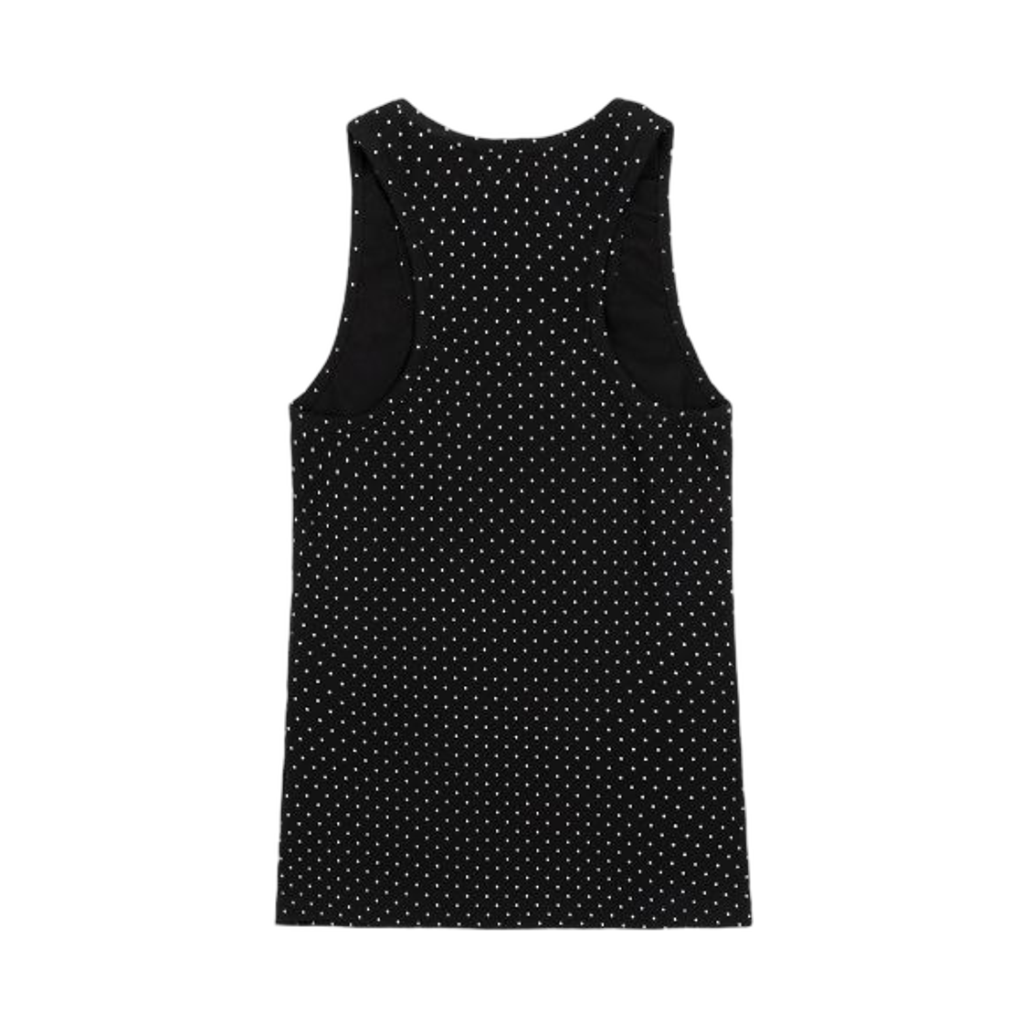 (W) 팬시 클럽 도트 버튼 슬리브리스 블랙((W) Fancy Club Dot Button Sleeveless Black) - 2