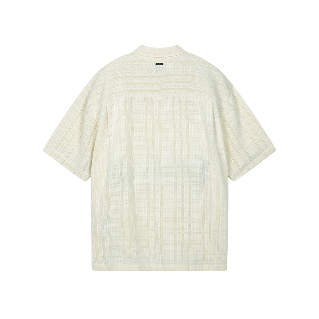 지오송지오 셈블런스 체크 하프 셔츠 아이보리 ZI2SH812IV(ZIOSONGZIO SEMBLANCE Check Half Shirt Ivory) - 2