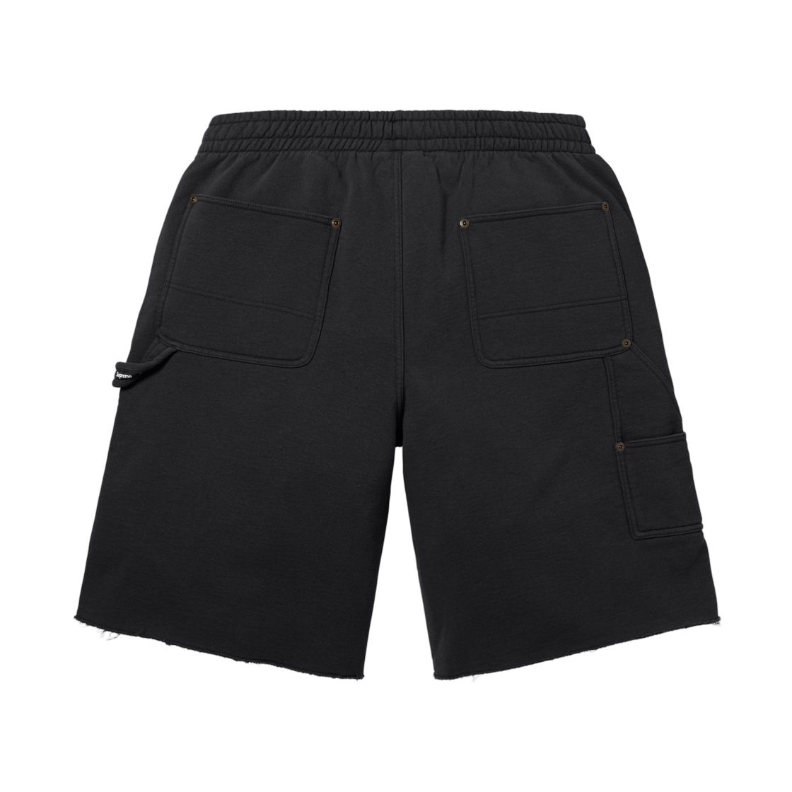 슈프림 더블 니 페인터 스웨트쇼츠 블랙 - 26SS(Supreme Double Knee Painter Sweatshort Black - 26SS) - 2