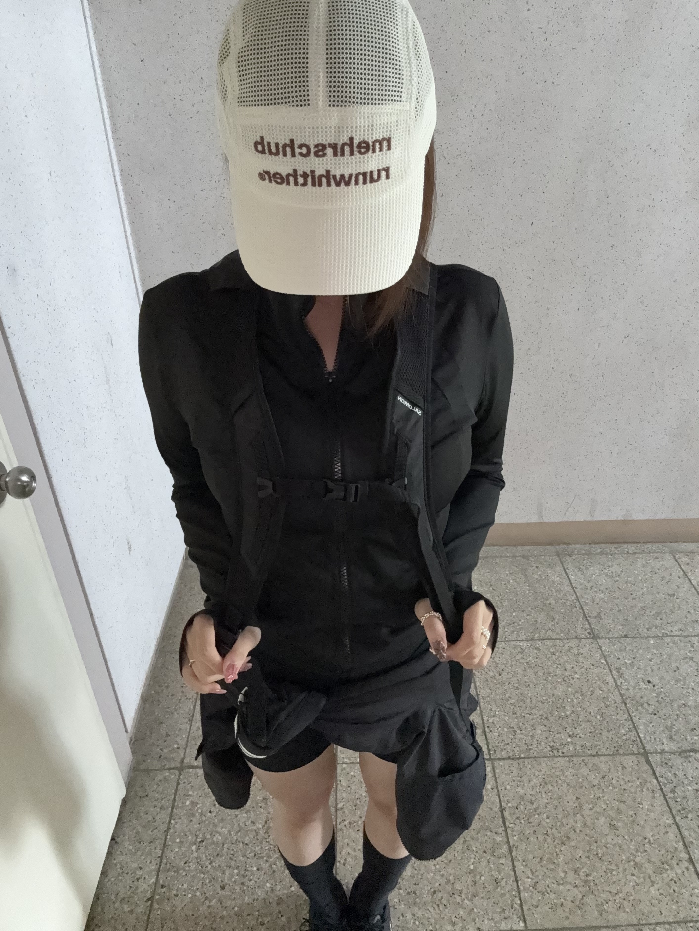 [KREAM 단독] RWR x MEHR Mesh Cap Ivory 착용 스타일 - 8
