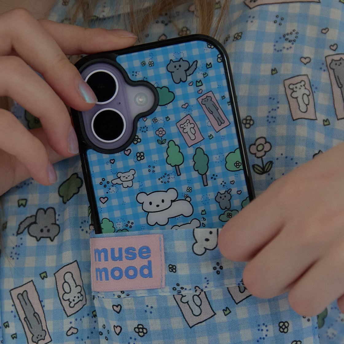 뮤즈무드 요가 도그 에폭시 휴대폰 케이스(Musemood Yoga Dog Epoxy Phone Case) - 4