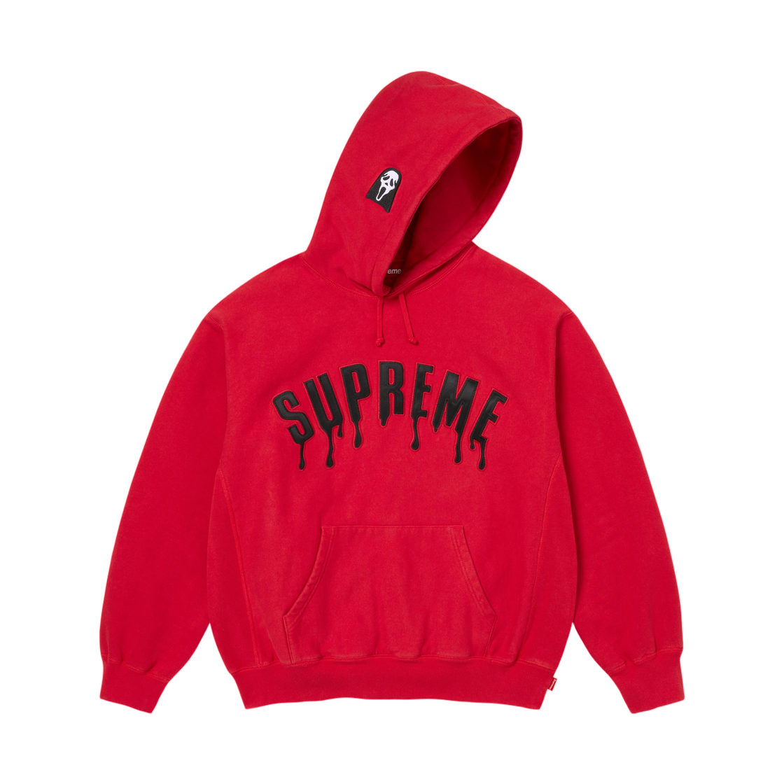 - Supreme Ghostface Arc Hooded Sweatshirt Red - 26SS