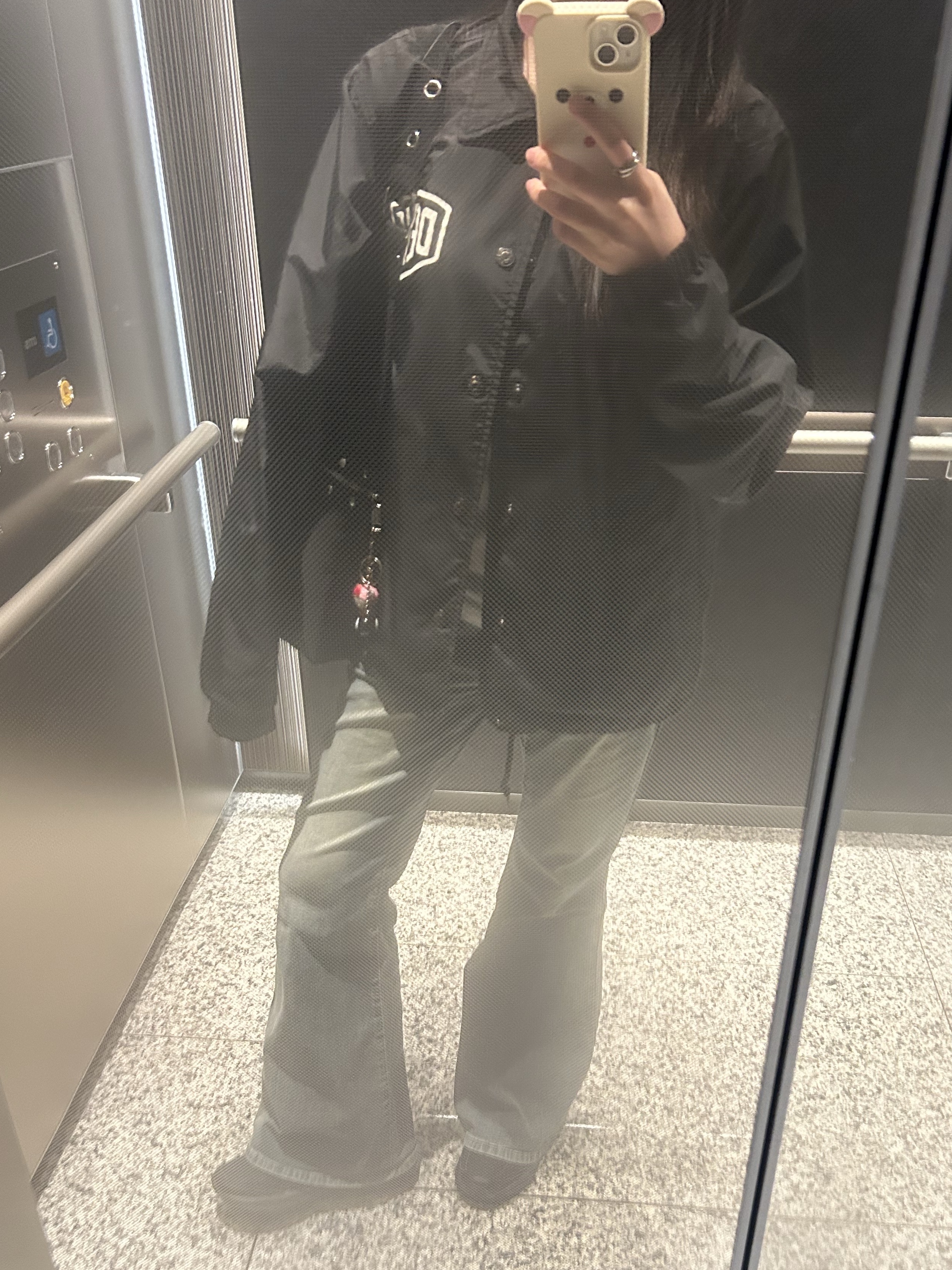 Aftermath Atm Logo Zip Hoodie Navy, Deus Ex Machina Seoul College Address Sweat M Grey 착용 스타일 - 3