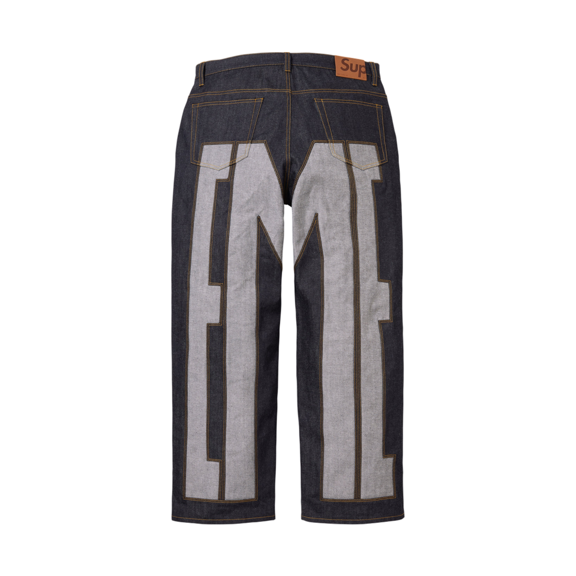 슈프림 인셋 스펠아웃 배기 진 리지드 인디고 - 26SS(Supreme Inset Spellout Baggy Jean Rigid Indigo - 26SS) - 2