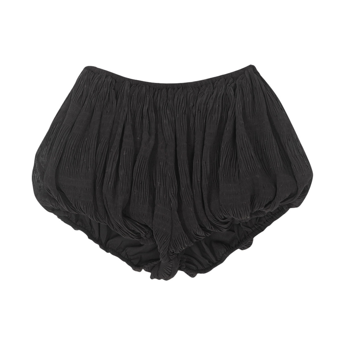 HF26BPT013BK HIGHTIDE FRANKIE Pleated Balloon Shorts Black