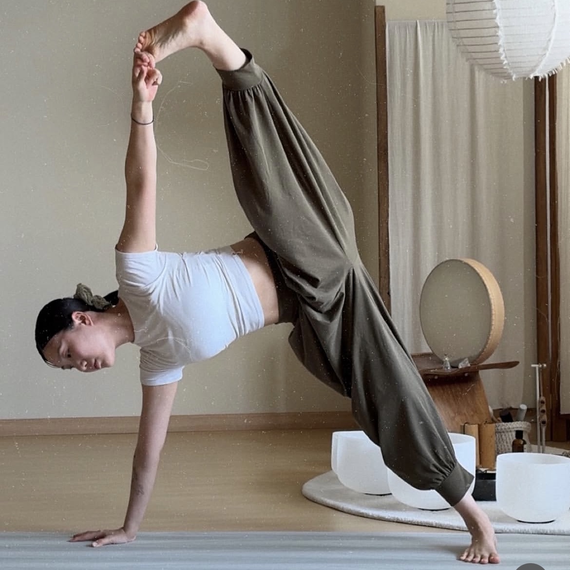 DHYANI Zen Flow Pants 3colors 착용 스타일