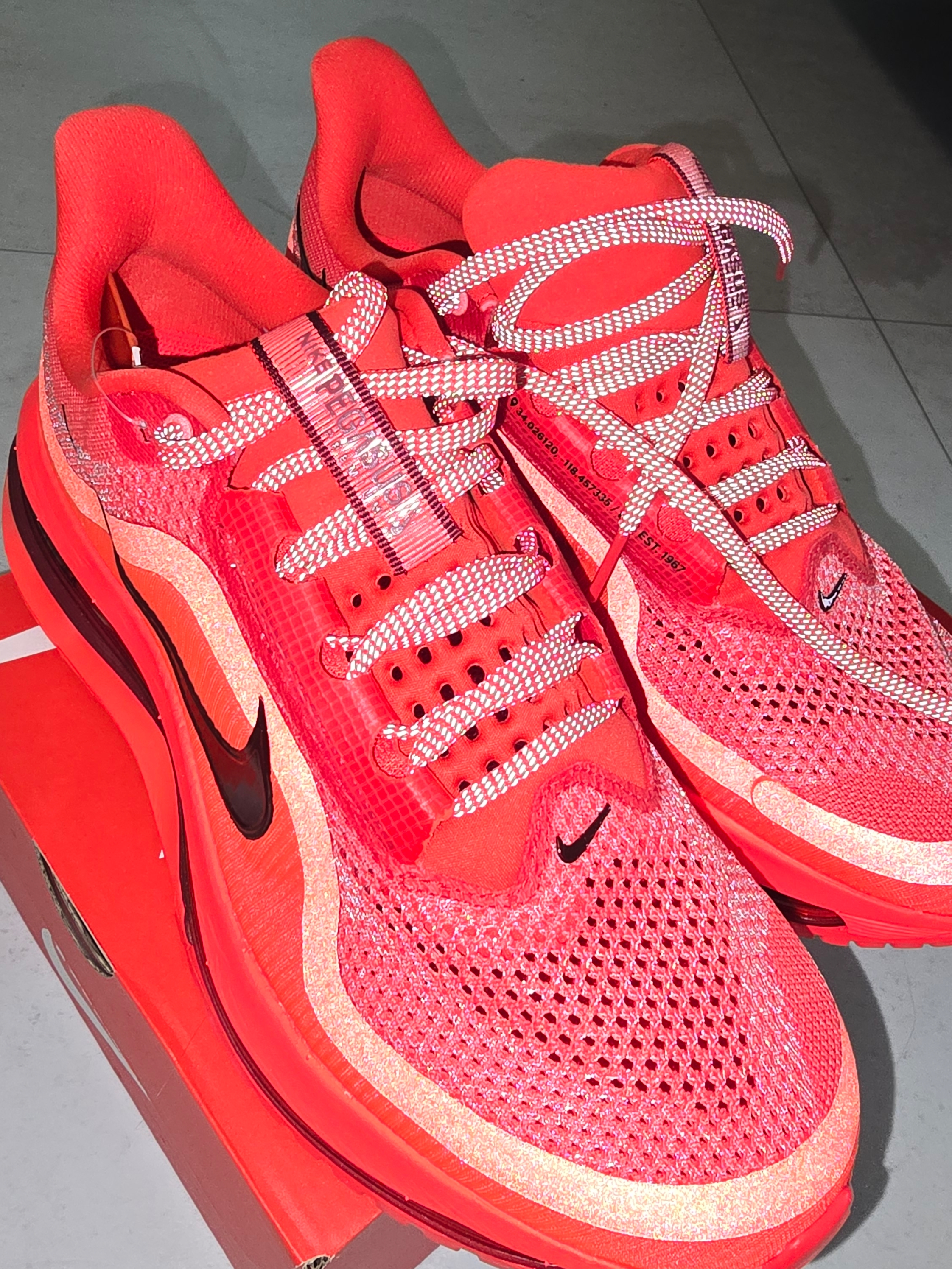 Nike Pegasus Premium Light Crimson Bright Crimson 착용 스타일 - 1