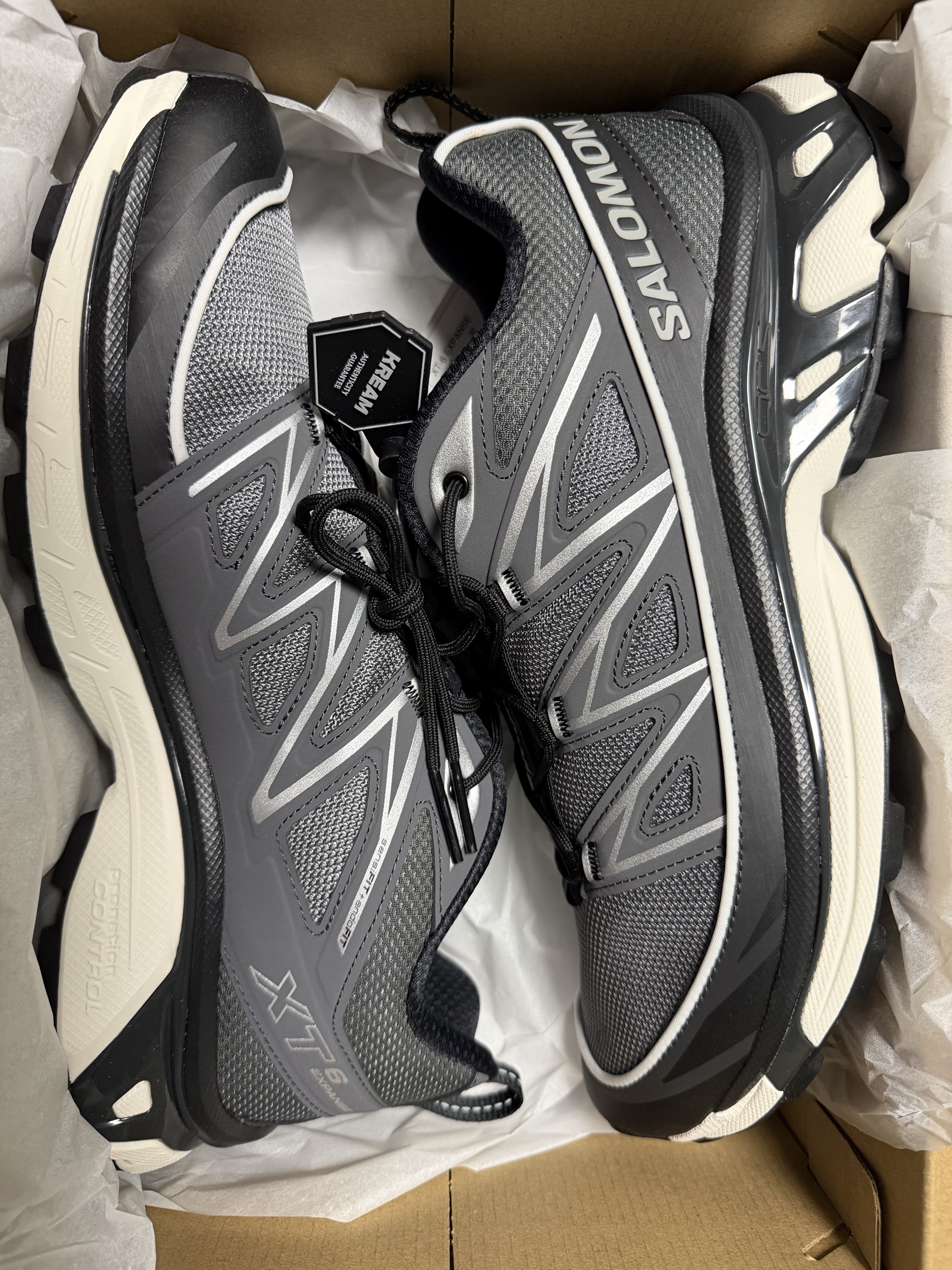 Salomon XT-6 Expanse Castlerock Asphalt 착용 스타일