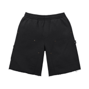 Supreme Double Knee Painter Sweatshort Black - 26SS