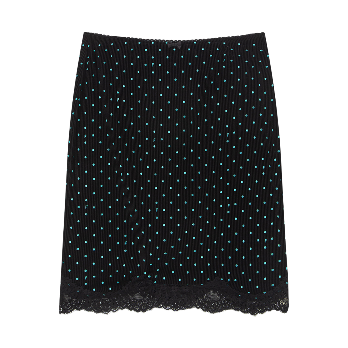 하이타이드 프랭키 레이스 리본 미디 스커트 블랙(Hightide Frankie Lace Ribbon Midi Skirt Black)