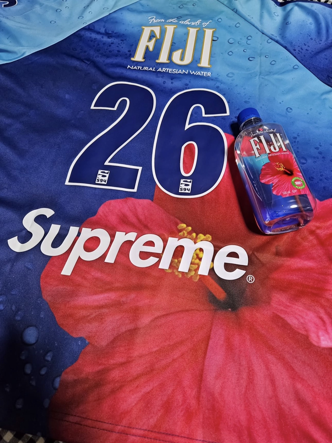 Supreme x FIJI Soccer Jersey Multicolor - 26SS 착용 스타일 - 1