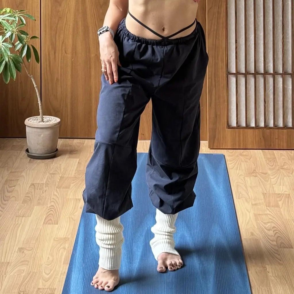 DHYANI Slow tempo Pants 2colors 착용 스타일
