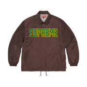 Supreme Spellout Coaches Jacket Brown - 26SS