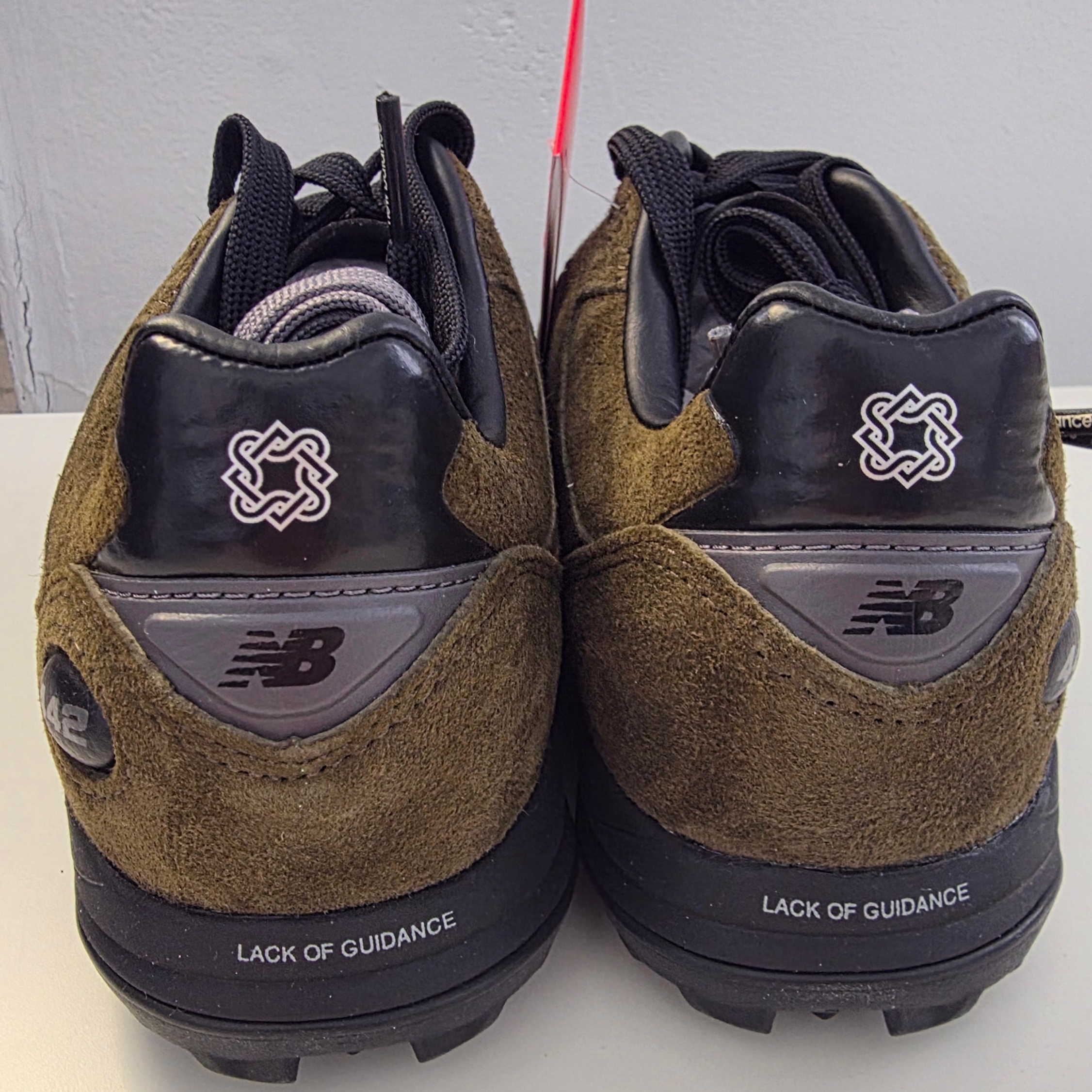 New Balance x Lack of Guidance 442 Elite Military Green 착용 스타일 - 2