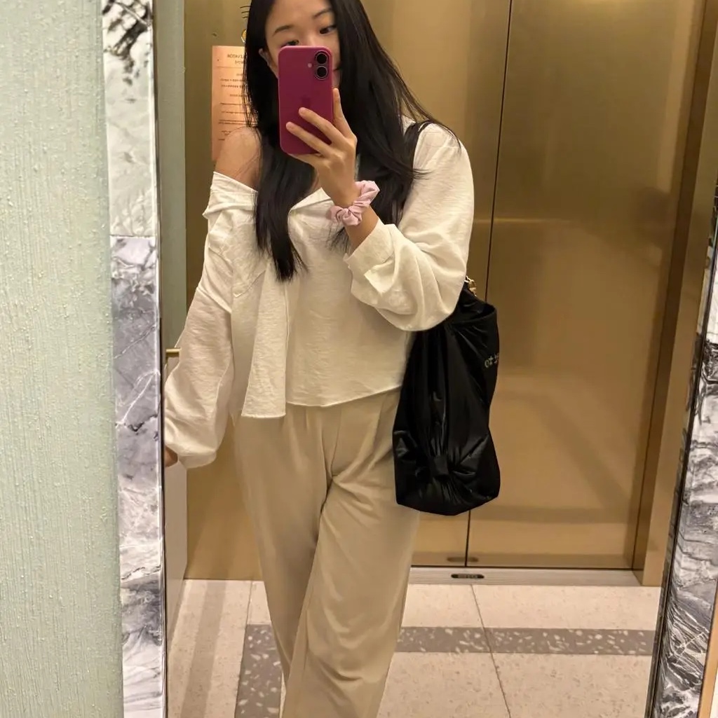 DHYANI Sukha jogger pants 4colors 착용 스타일