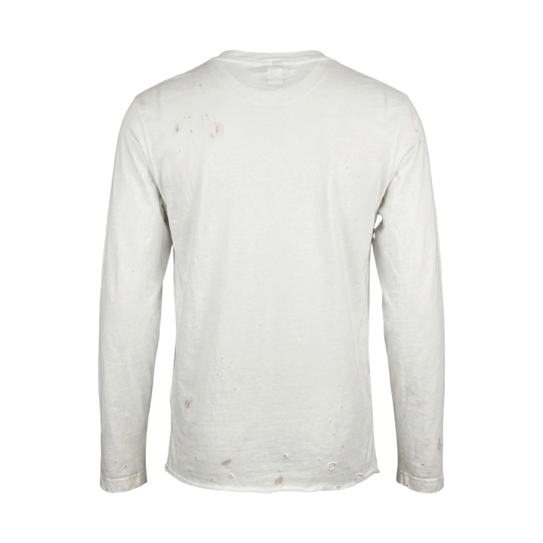 헤비레인 로고 디스트레스드 크롭 롱 슬리브 크림(Heavy Rain Logo Distressed Cropped Long Sleeve Cream) - 2