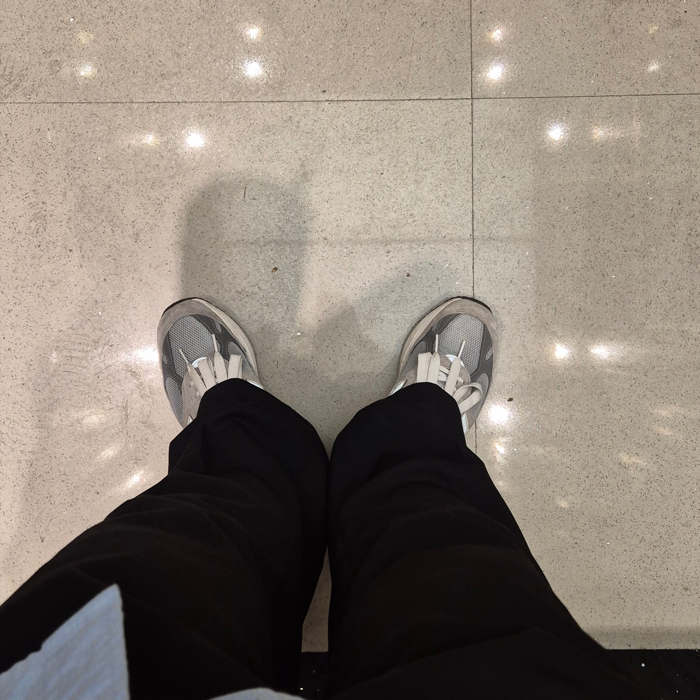 New Balance 993 Made in USA Grey - D Standard 착용 스타일