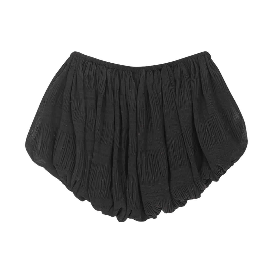 하이타이드 프랭키 플리츠 벌룬 숏츠 블랙(HIGHTIDE FRANKIE Pleated Balloon Shorts Black) - 2