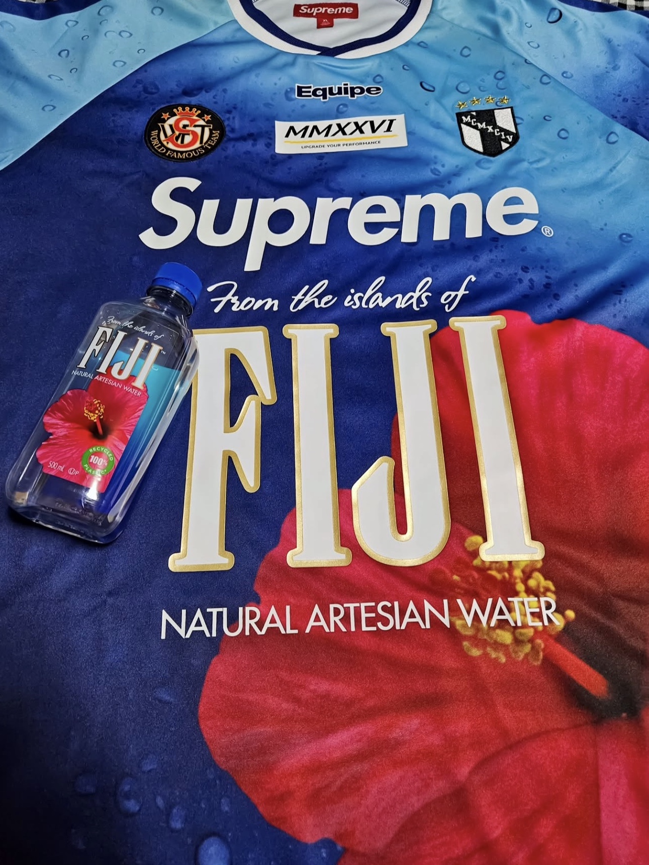 Supreme x FIJI Soccer Jersey Multicolor - 26SS 착용 스타일 - 2