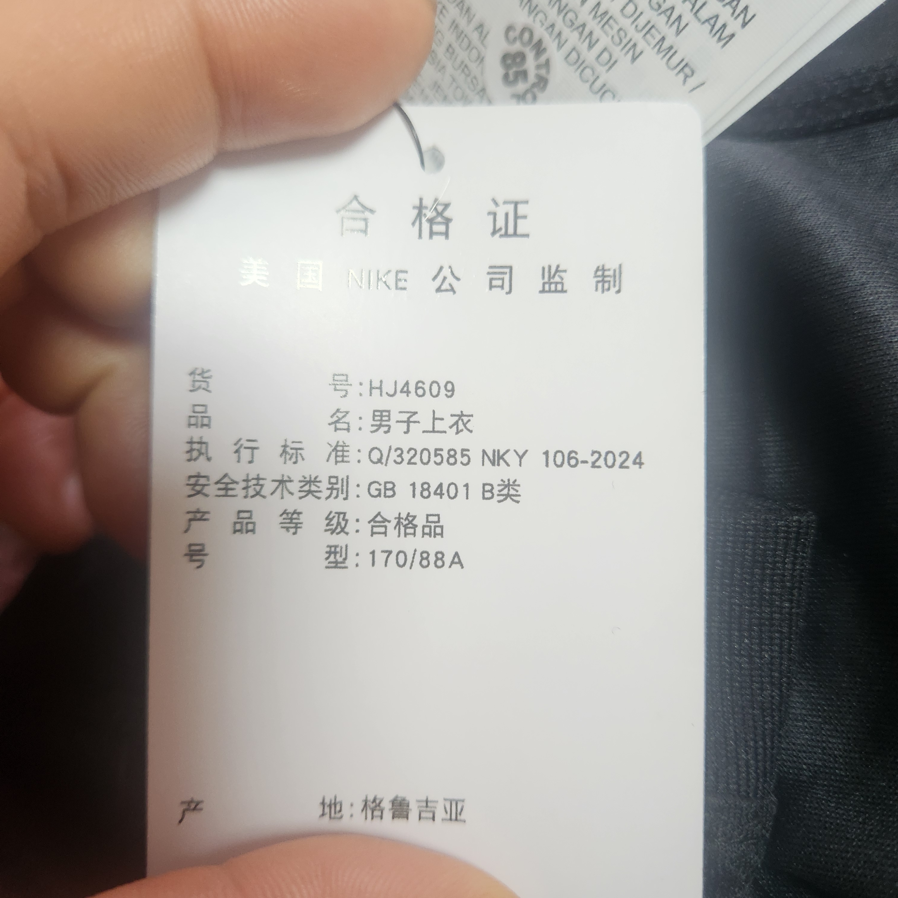 Nike Tottenham Hotspur 2025/26 Stadium Away Dri-Fit Soccer Replica Jersey Black Light Iron Ore (Non Marking Ver.) 착용 스타일 - 2