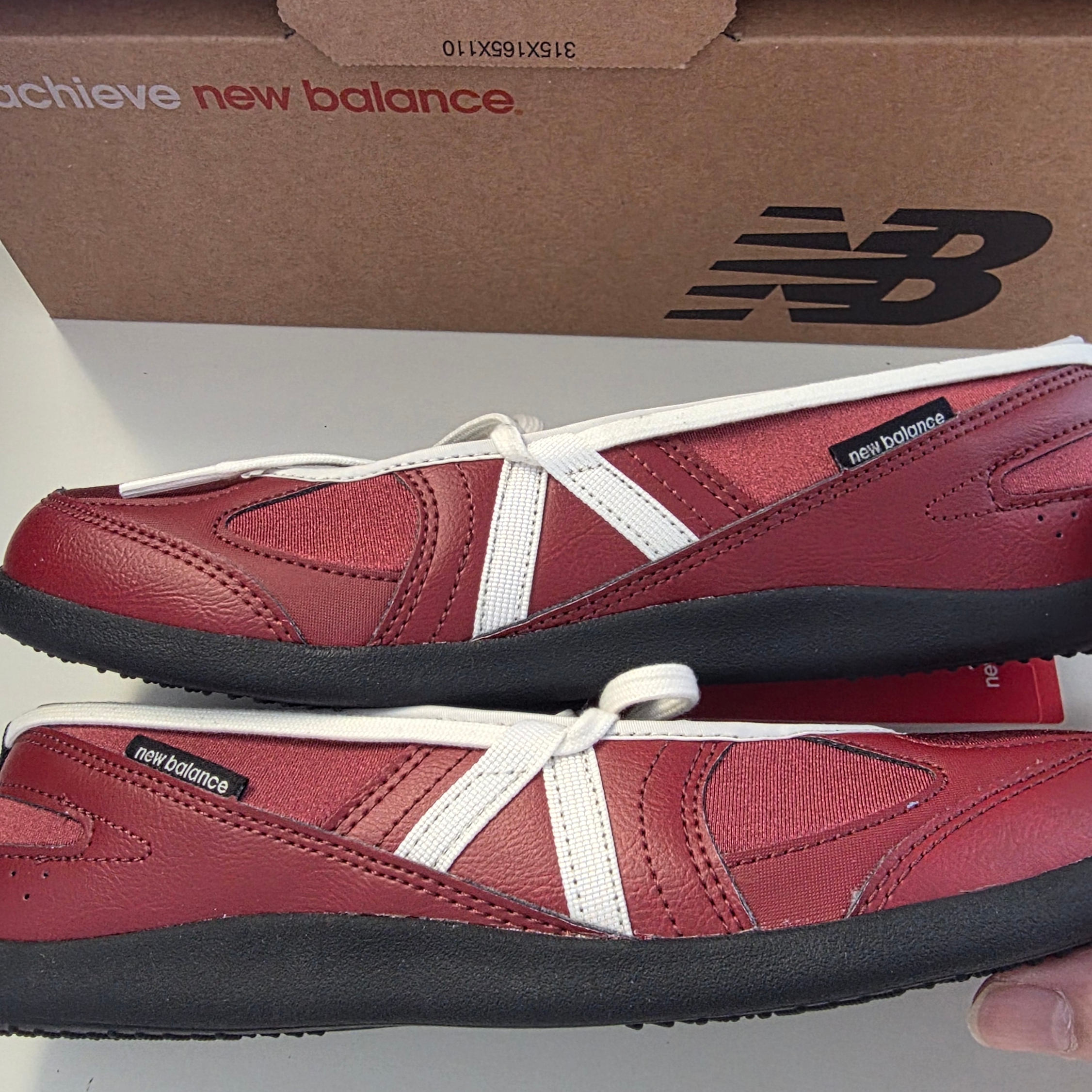 (W) New Balance Flat Breeze SD2601 Red 착용 스타일 - 2
