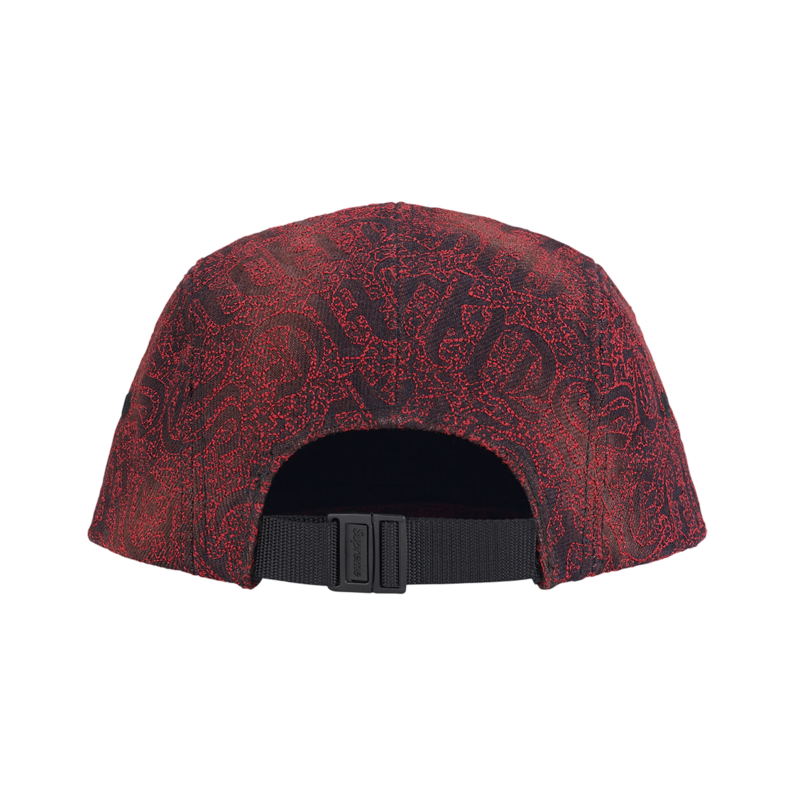 슈프림 스티치드 올드 잉글리쉬 데님 캠프캡 레드 - 26SS(Supreme Stitched Old English Denim Camp Cap Red - 26SS) - 3