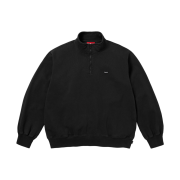Supreme Small Box Half Zip Pullover Black - 26SS