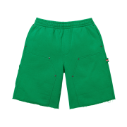 Supreme Double Knee Painter Sweatshort Green - 26SS