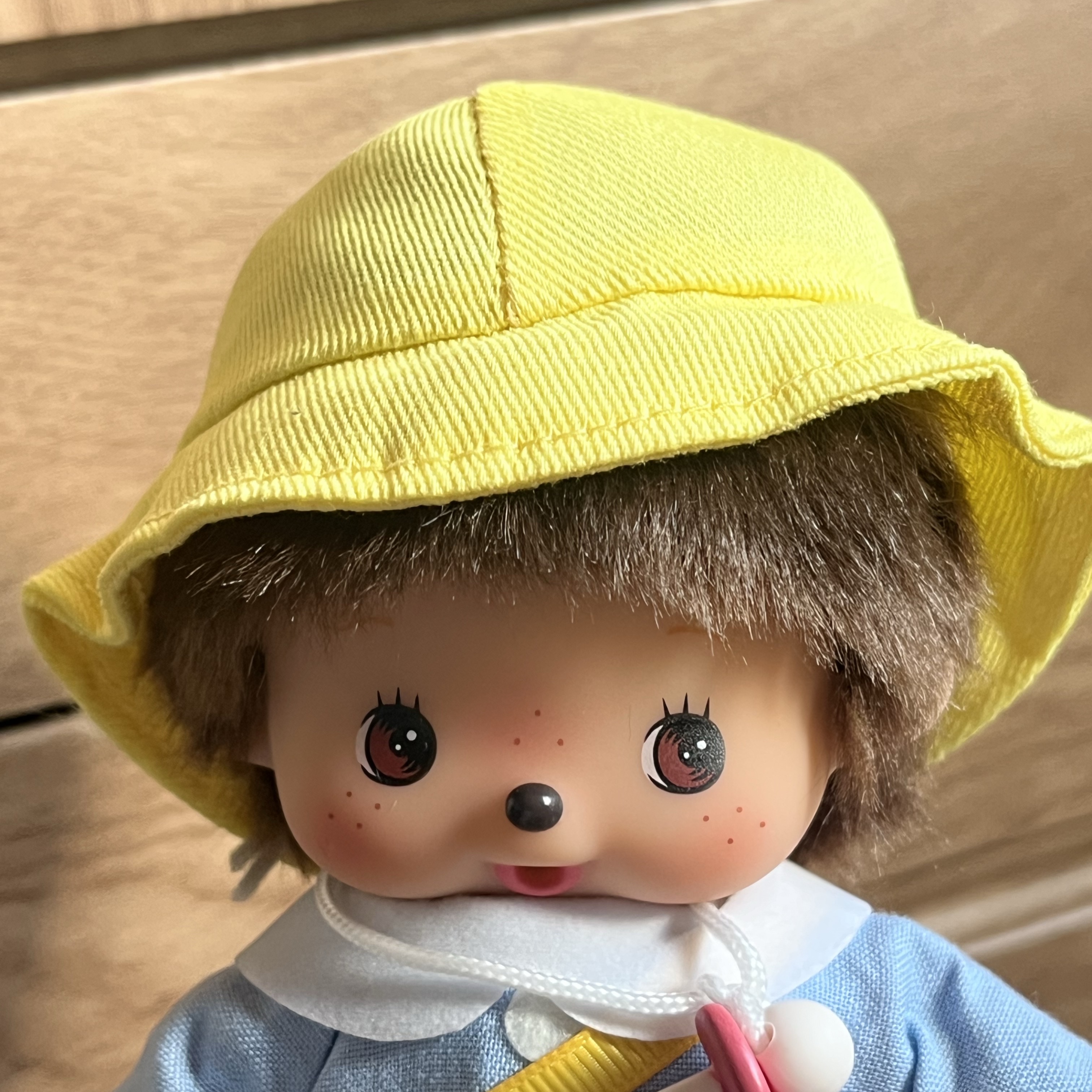 Monchhichi Bebichhichi Kindergarten Girl Doll, Monchhichi The Memory of The Day Bebichhichi 착용 스타일