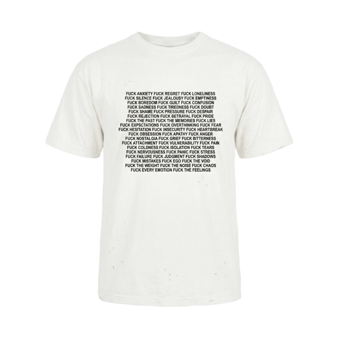 헤비레인 빈티지 아카이브 프린팅 티셔츠 크림(Heavy Rain Vintage Archive Printing T-shirt Cream) - 1