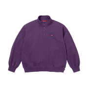 Supreme Small Box Half Zip Pullover Dark Purple - 26SS